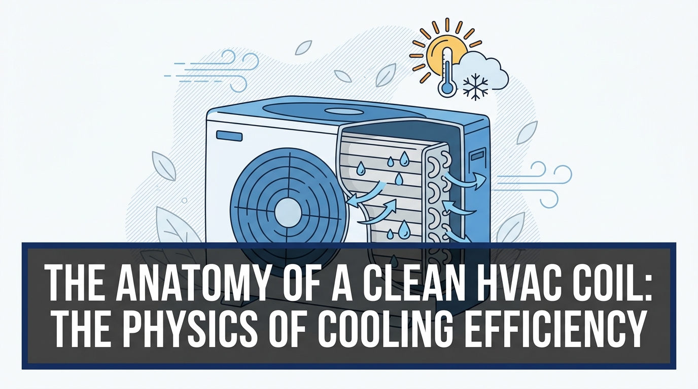 Blog 6 The Anatomy of a Clean HVAC Coil: The Physics of Cooling Efficiency — featured image