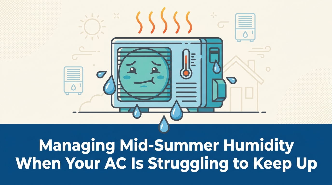 Blog 3 Managing Mid-Summer Humidity When Your AC Is Struggling to Keep Up — featured image
