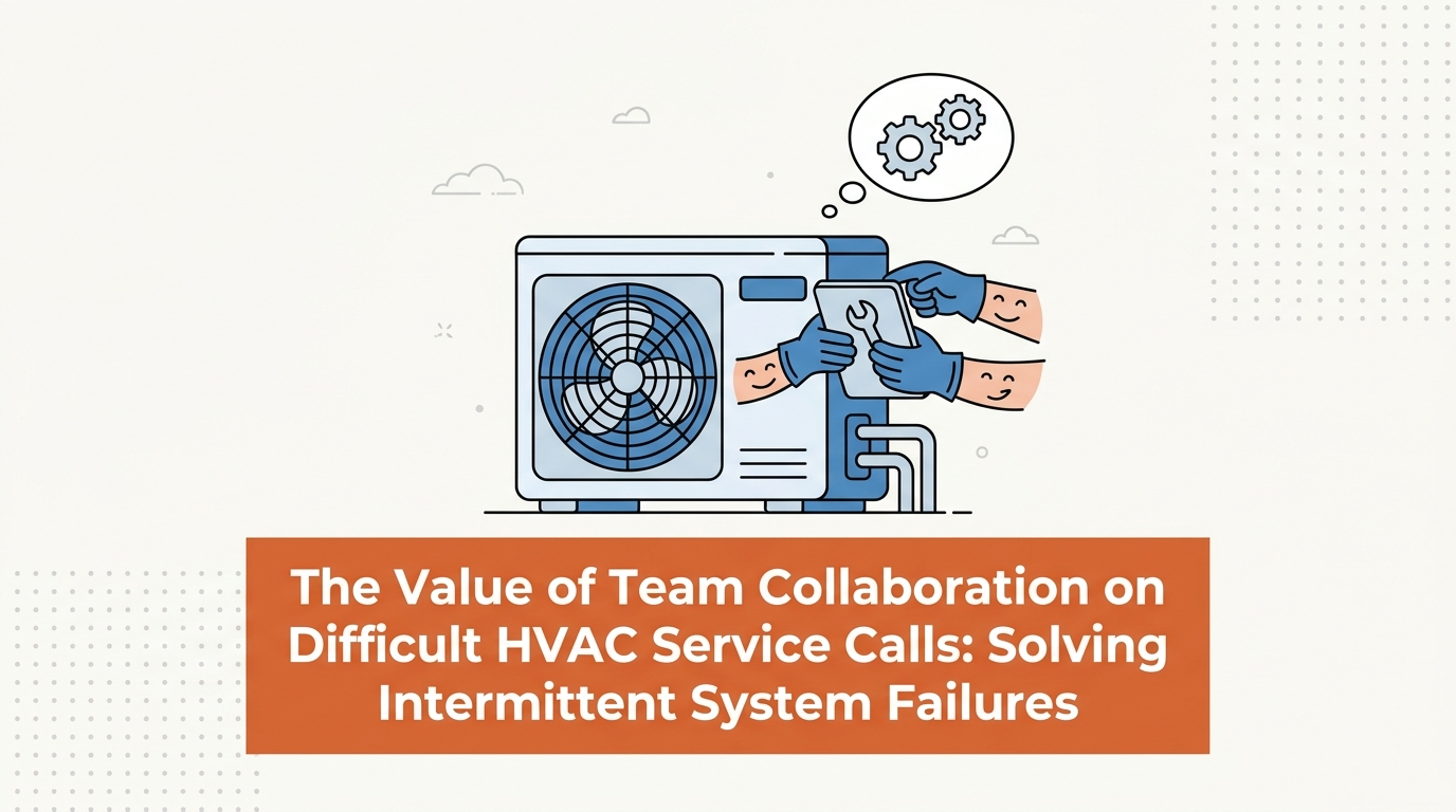 Blog 2 The Value of Team Collaboration on Difficult HVAC Service Calls: Solving Intermittent System Failures — featured image