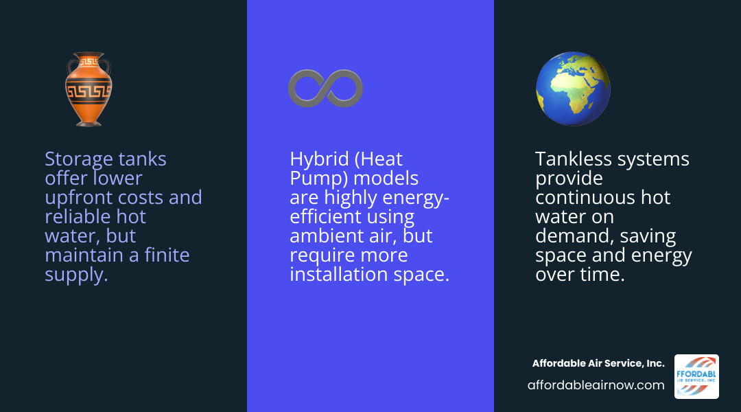 Blog 2 The Great Water Heater Showdown: Gas vs Electric vs Tankless